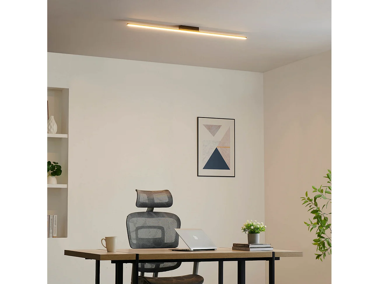 Plafonnier ou Applique murale longiligne ultra design - Nagai