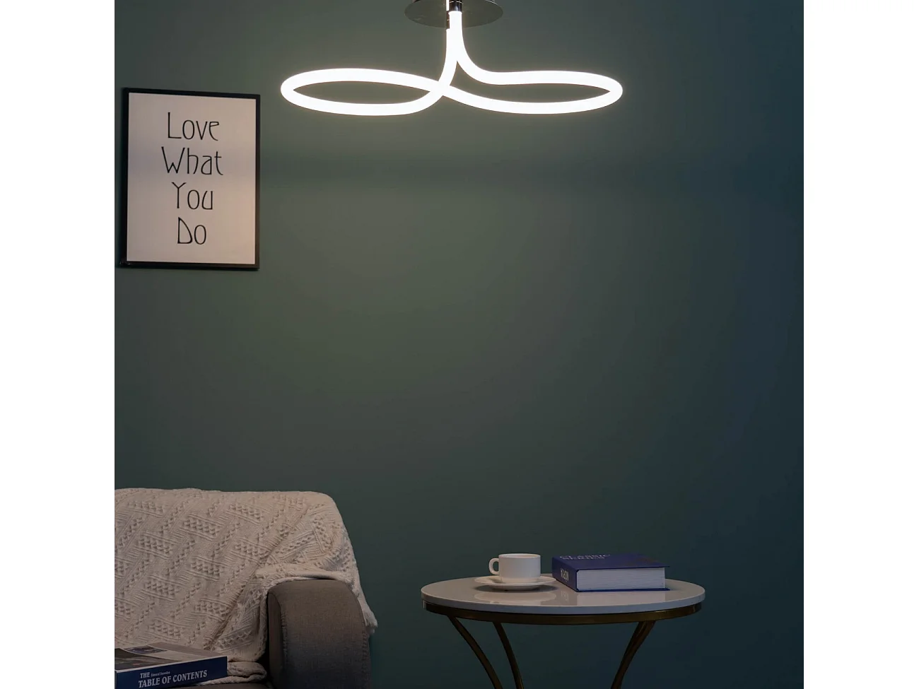 Plafonnier bande lumineuse LED infini - Aenaria