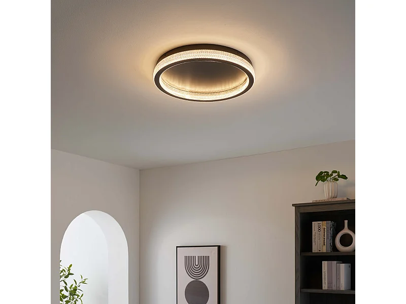 Plafonnier rond LED dimmable 50 cm de diamètre - Sandy