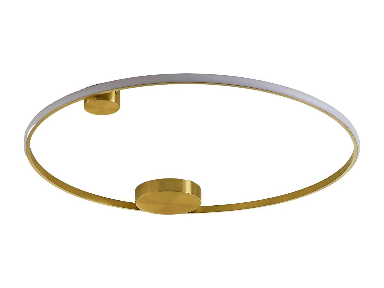 Plafonnier ou grande applique dimmable cercle laiton 80 cm - Ceira