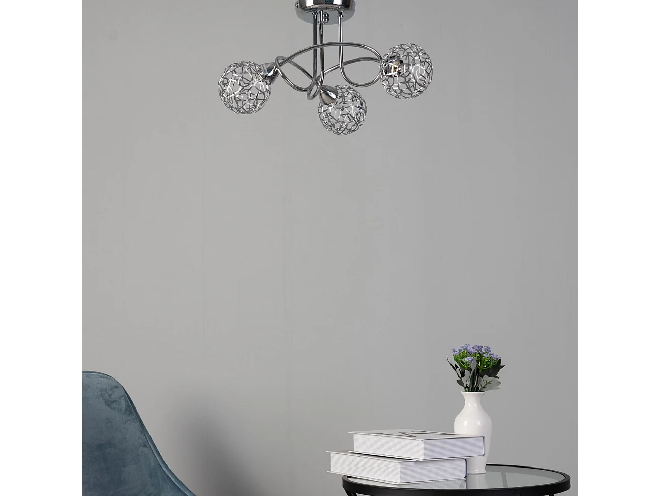 Plafonnier design 3 boules Aphyse