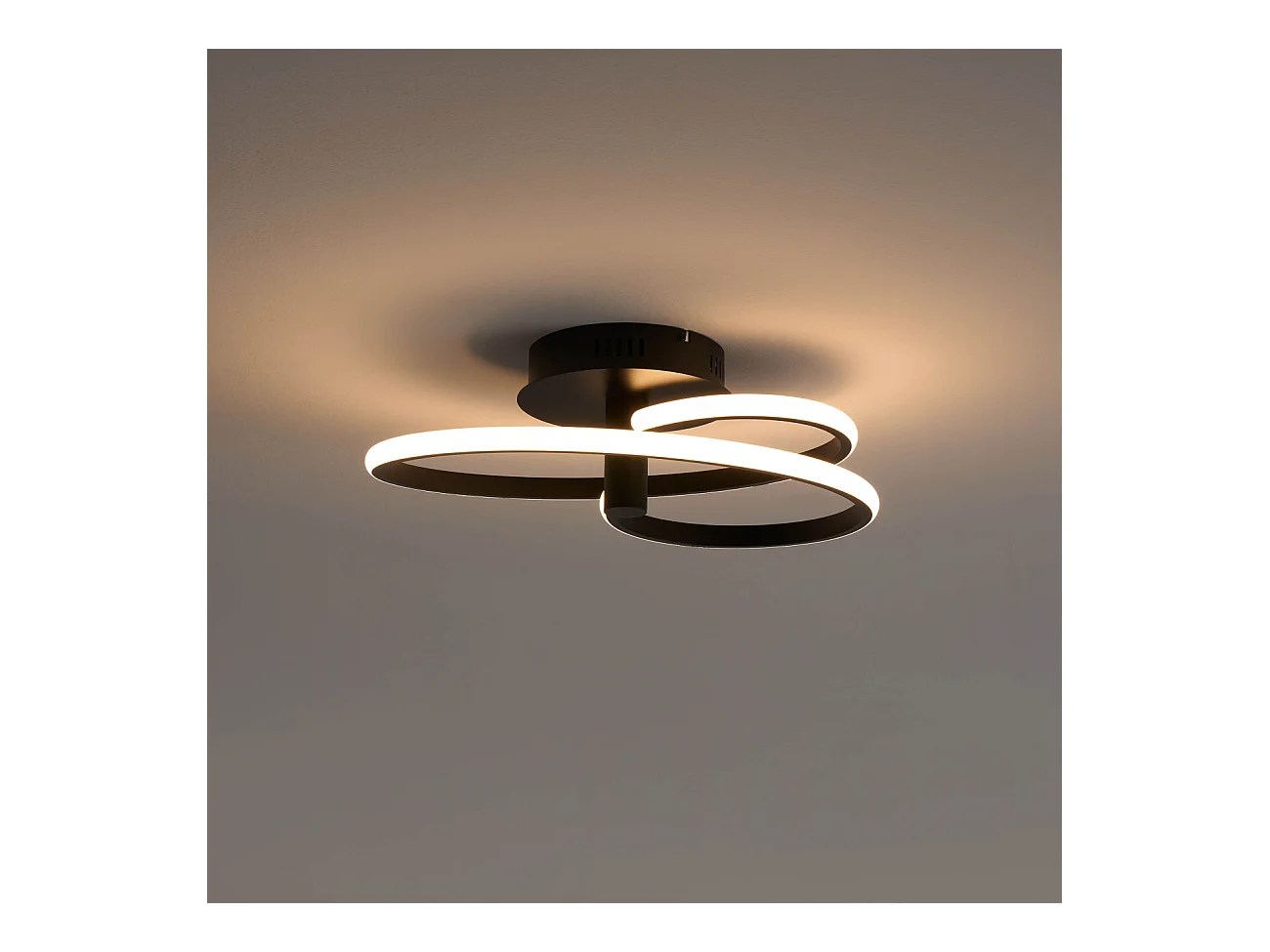 Plafonnier LED cercles lumineux dimmable - Keane