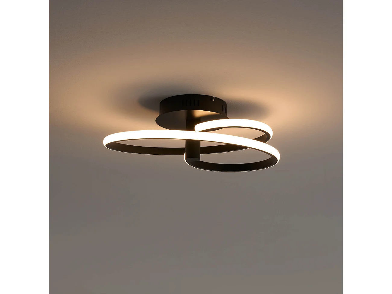 Plafonnier LED cercles lumineux dimmable - Keane