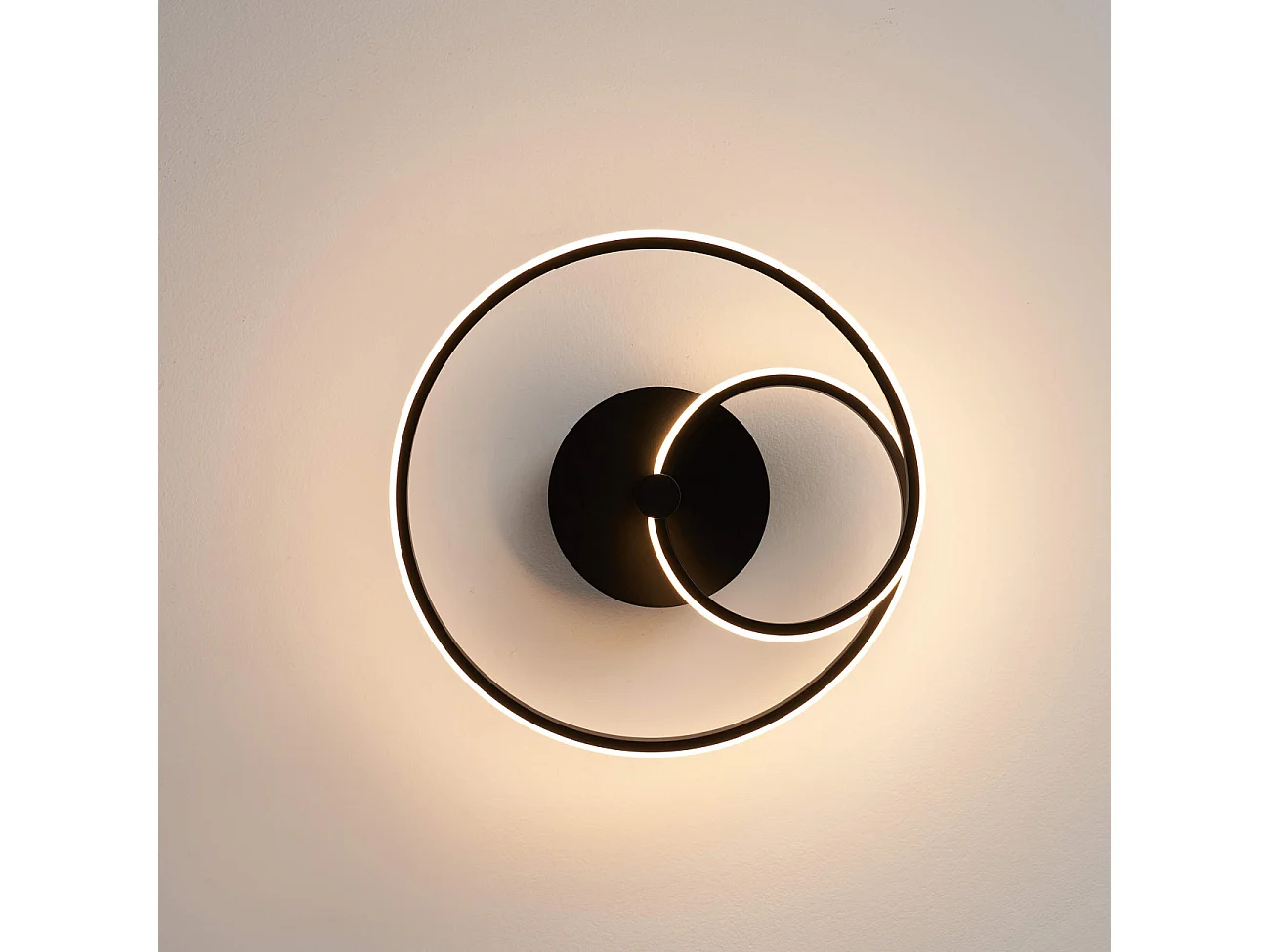 Plafonnier LED cercles lumineux dimmable - Keane