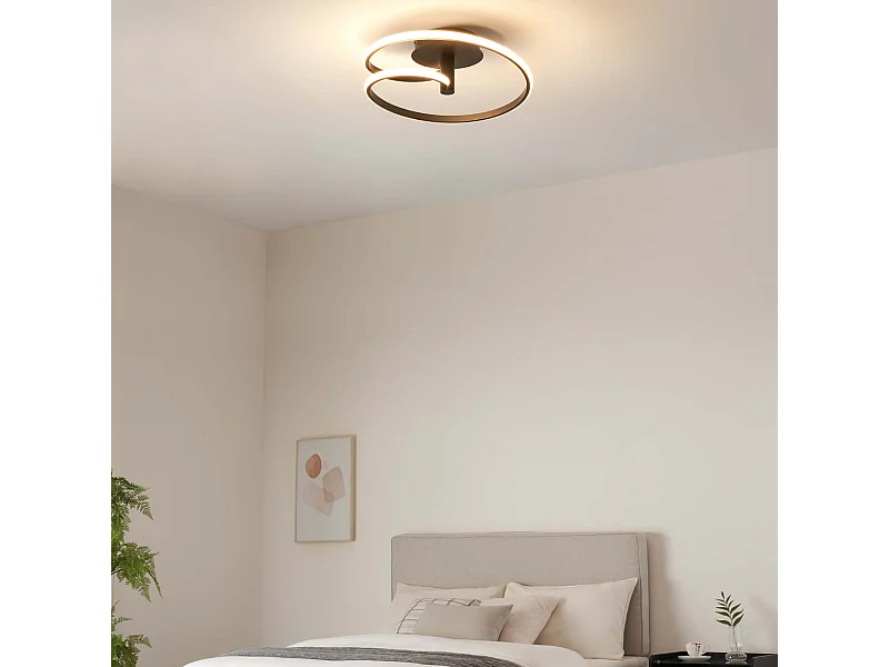 Plafonnier LED cercles lumineux dimmable - Keane