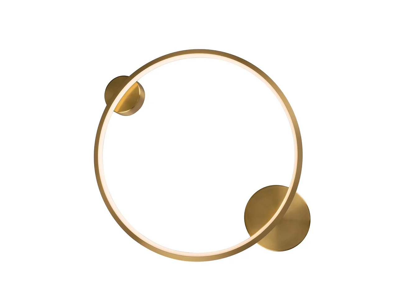 Applique murale cercle laiton minimaliste 40 cm dimmable - Ceira