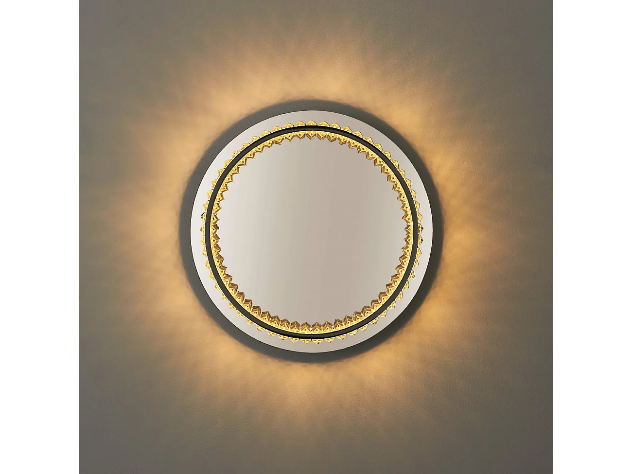 Élégant plafonnier pampilles de cristal - Pezzati