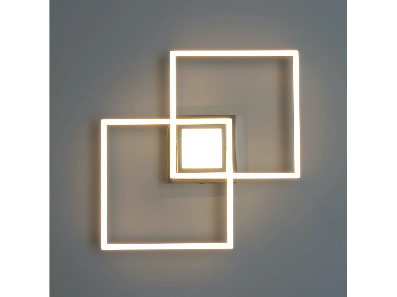 Plafonnier LED Dimmable design double rectangle - Eliza