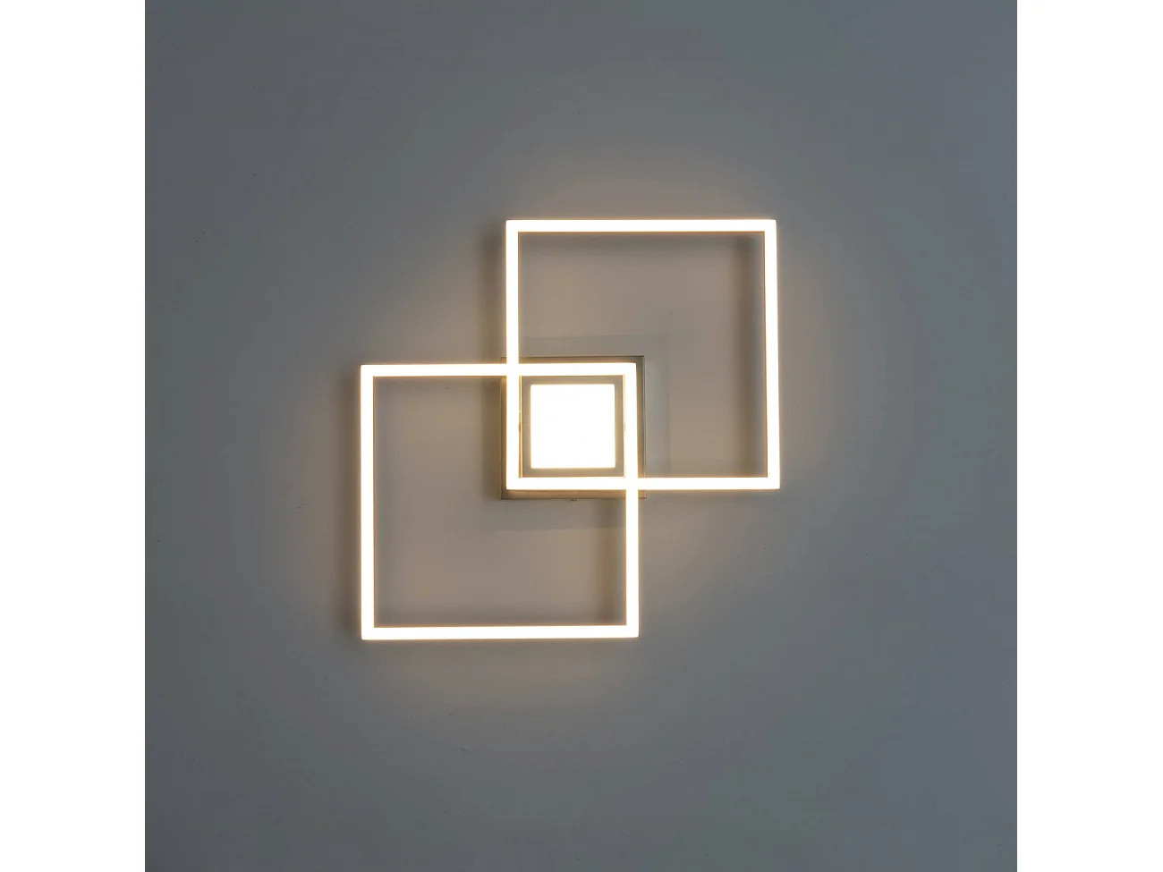 Plafonnier LED Dimmable design double rectangle - Eliza