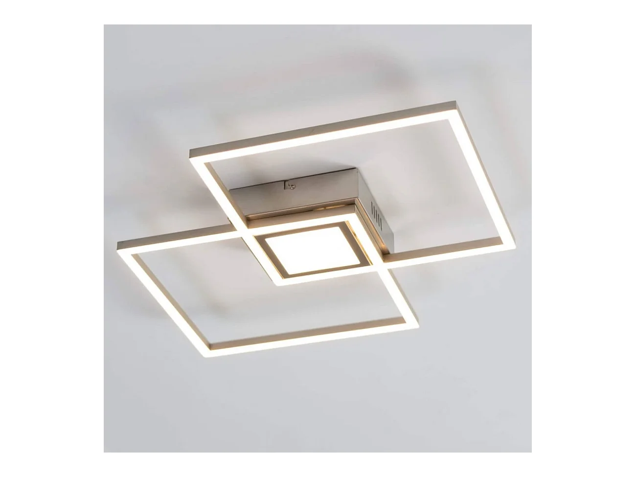 Plafonnier LED Dimmable design double rectangle - Eliza