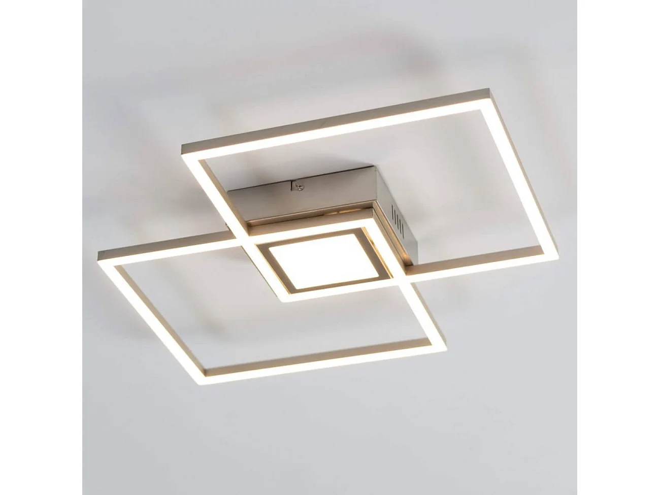 Plafonnier LED Dimmable design double rectangle - Eliza