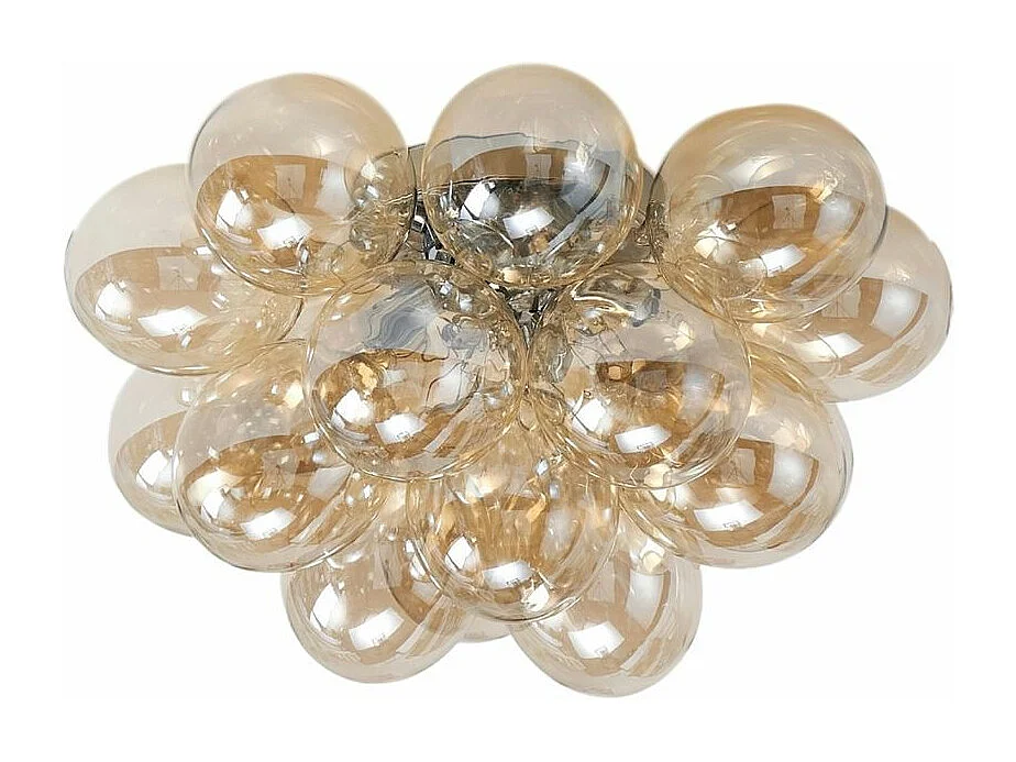 Plafonnier design grappe de 17 verres - Bartali