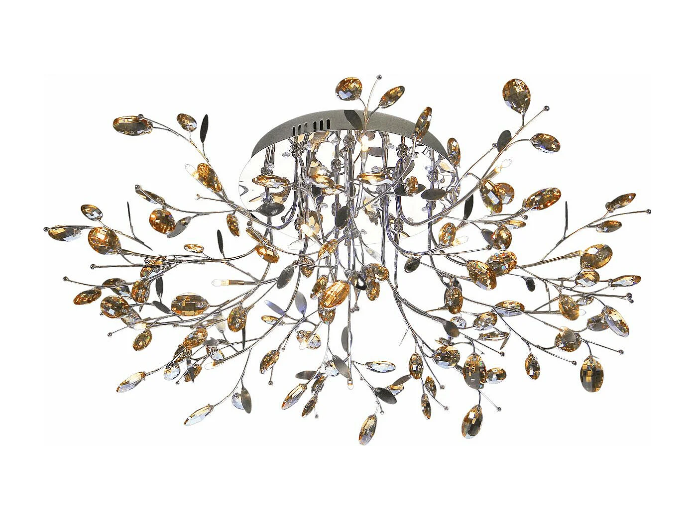 Plafonnier chromé cristal - Aiken