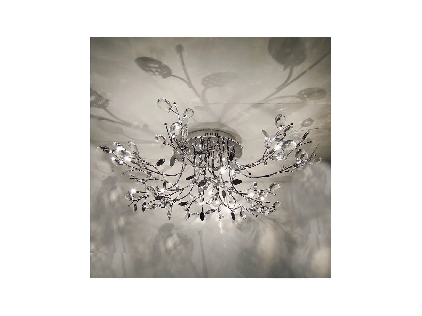Plafonnier chromé cristal - Aiken