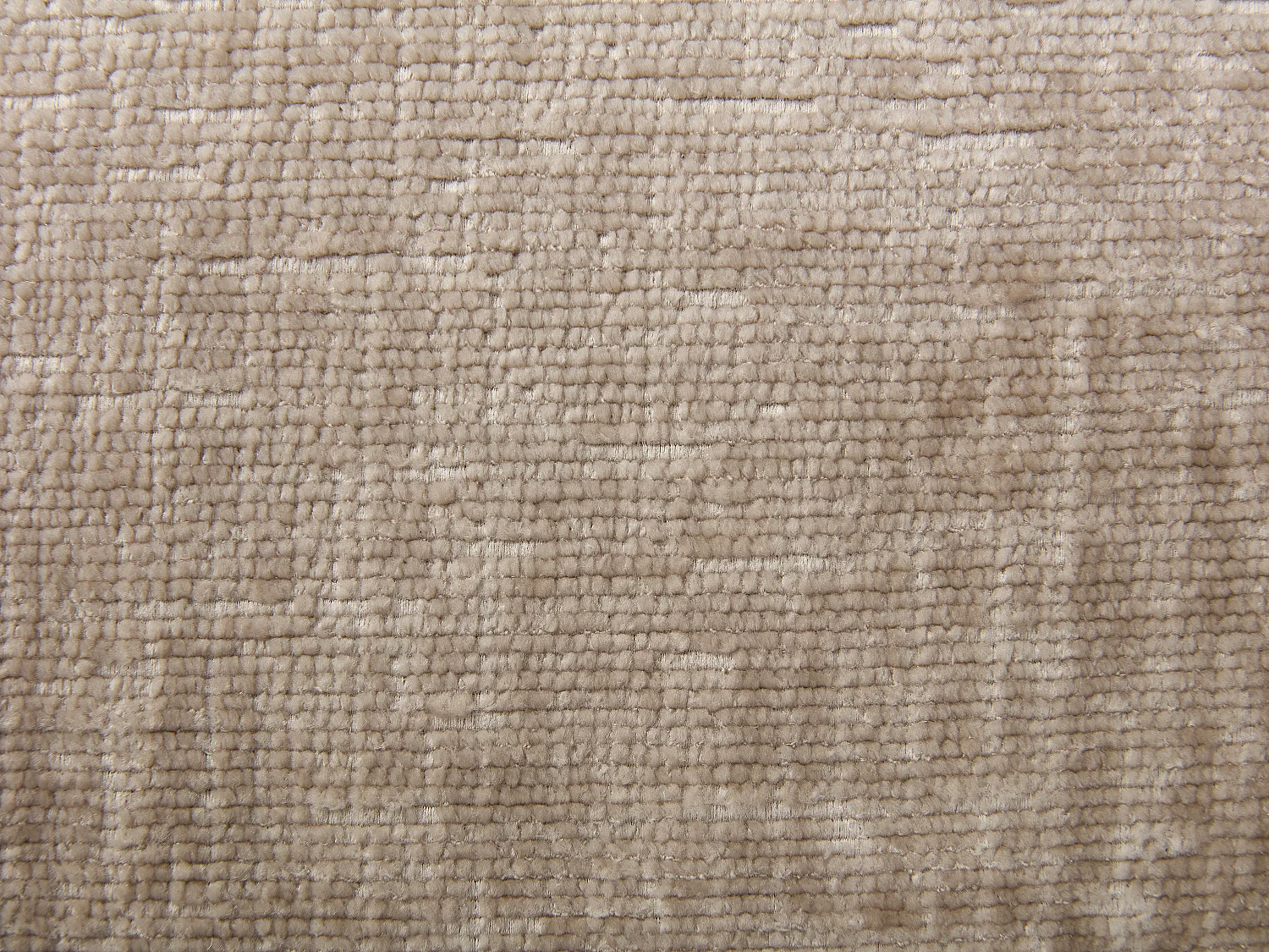 Lot de 2 tabourets de bar en tissu texturé et métal blanc - Hauteur réglable - Crème - DORALIZ