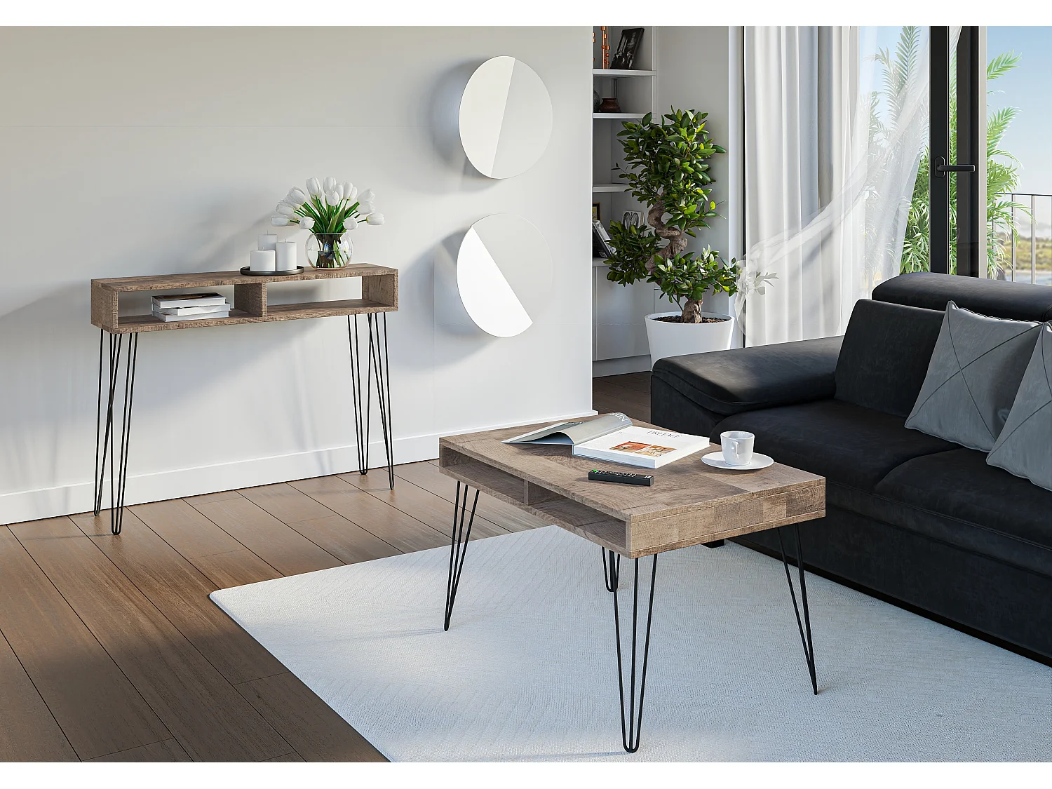 Mae ława K354 Colonial Grange Oak