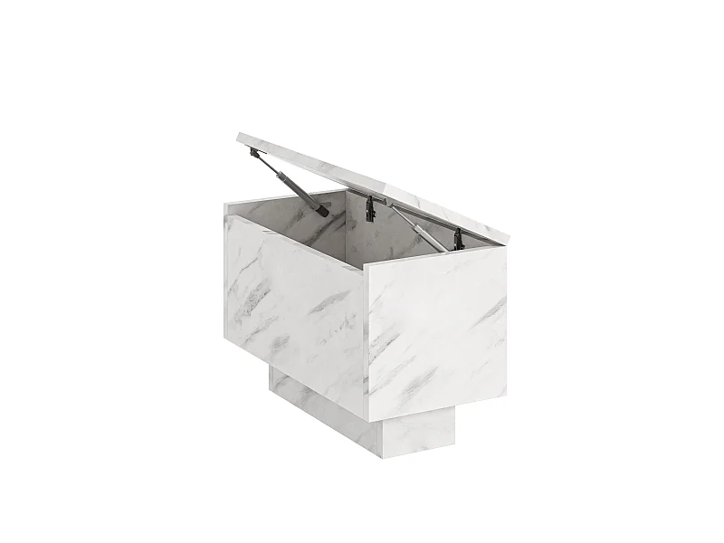 Moon 30 ława biały marmur