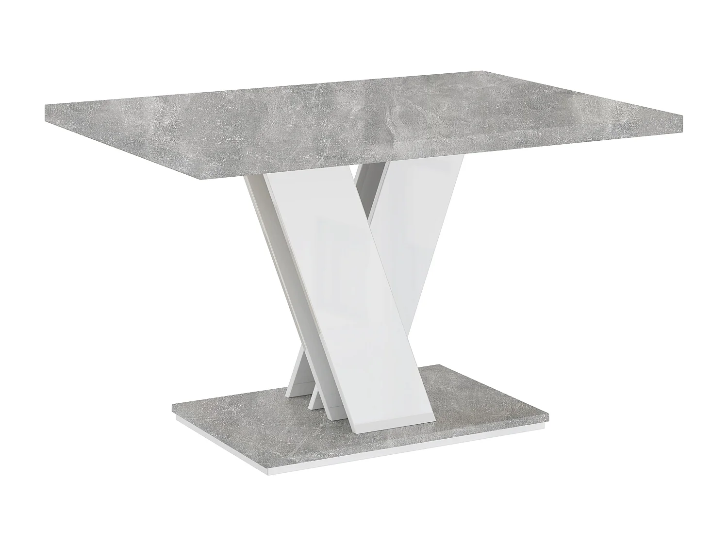 Malvi ława biały mat beton