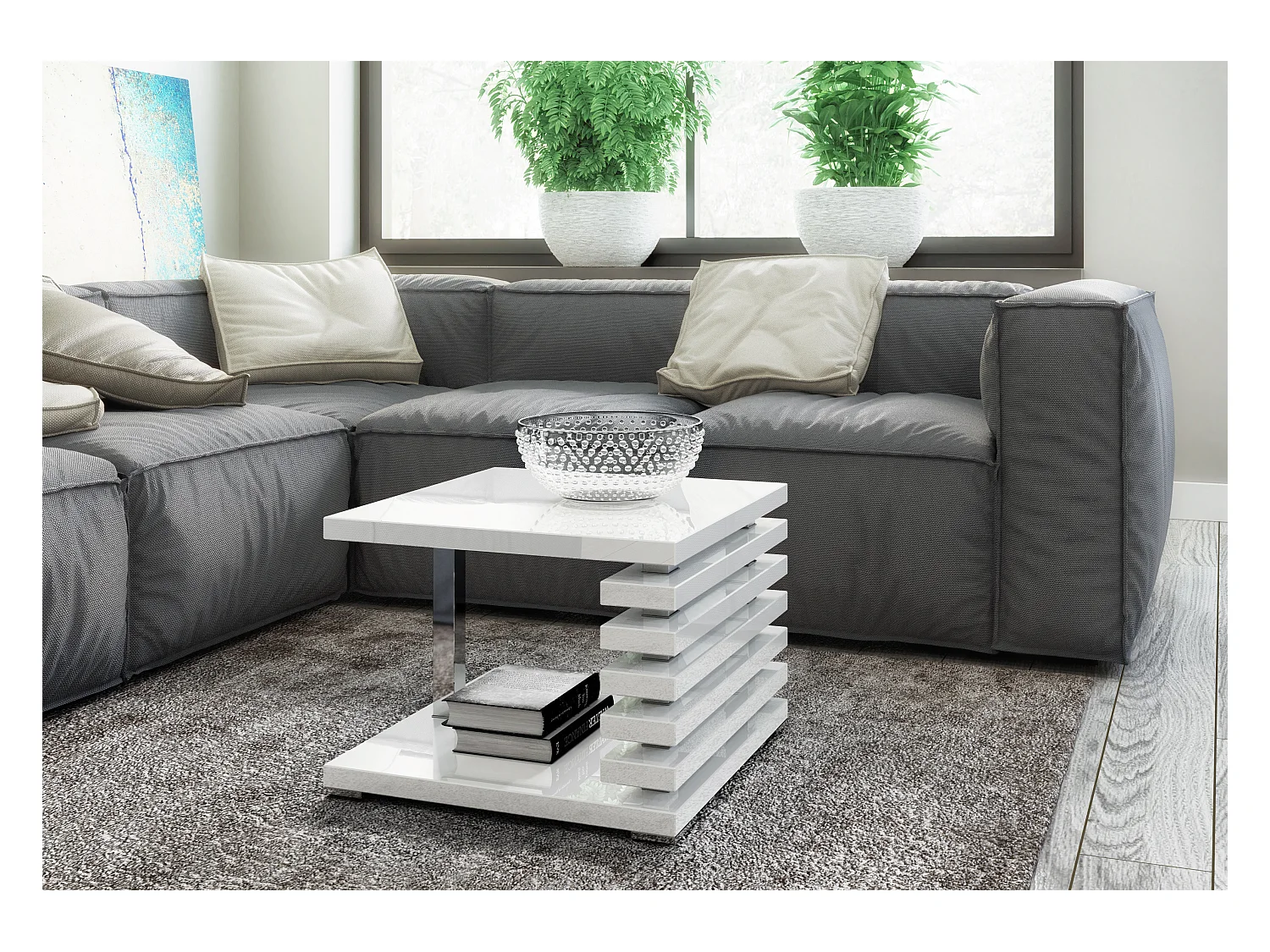 Kyoto +2 ława biały połysk