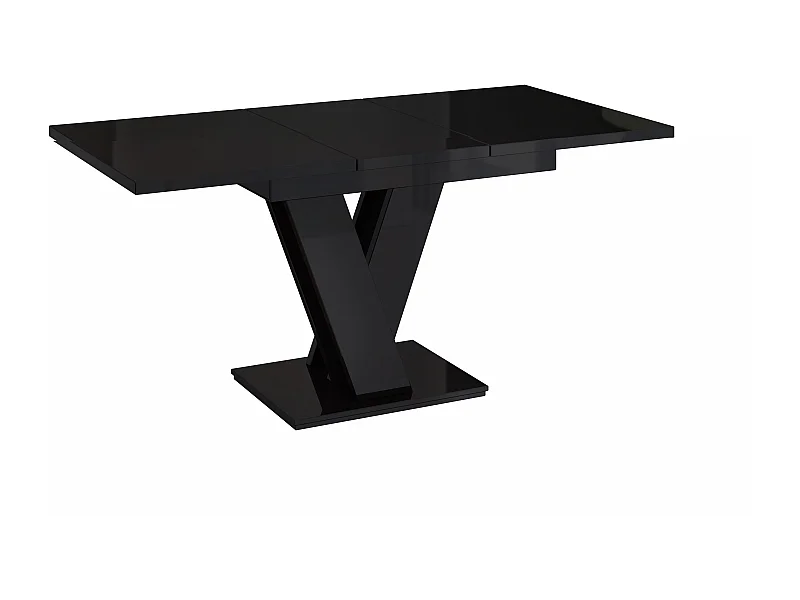 Malvi stół czarny połysk