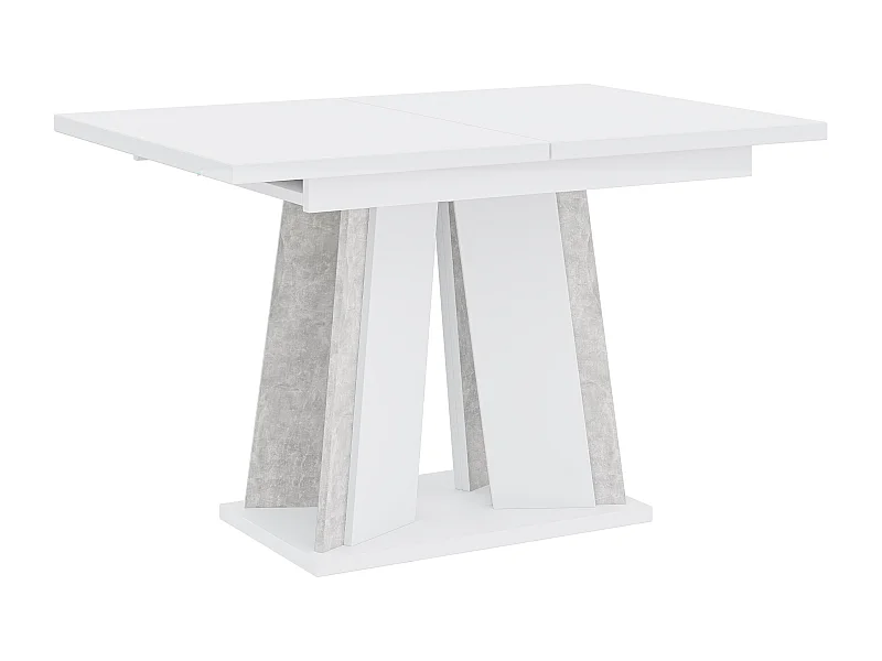 Dora stół biały mat beton