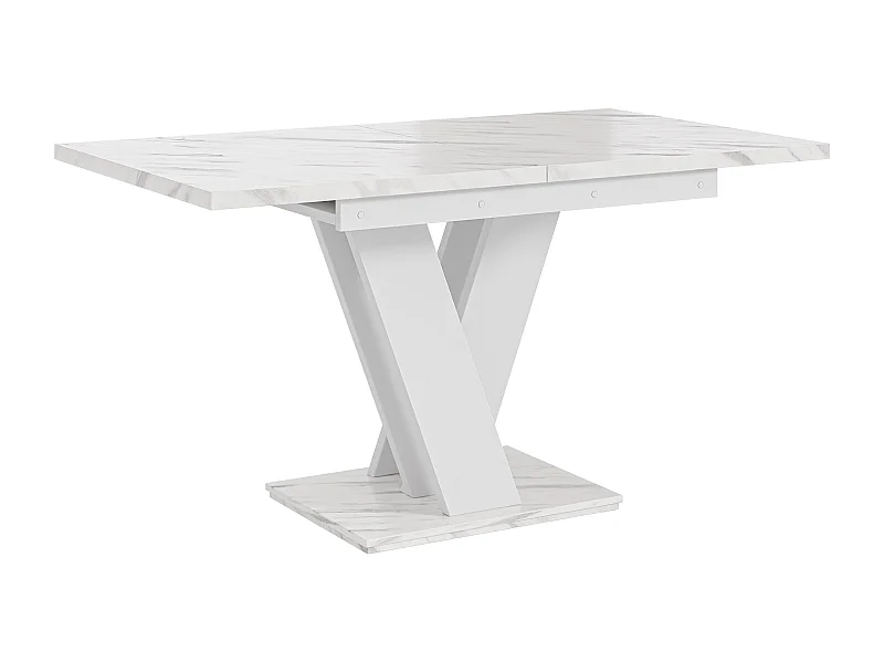 Malvi stół biały marmur biały