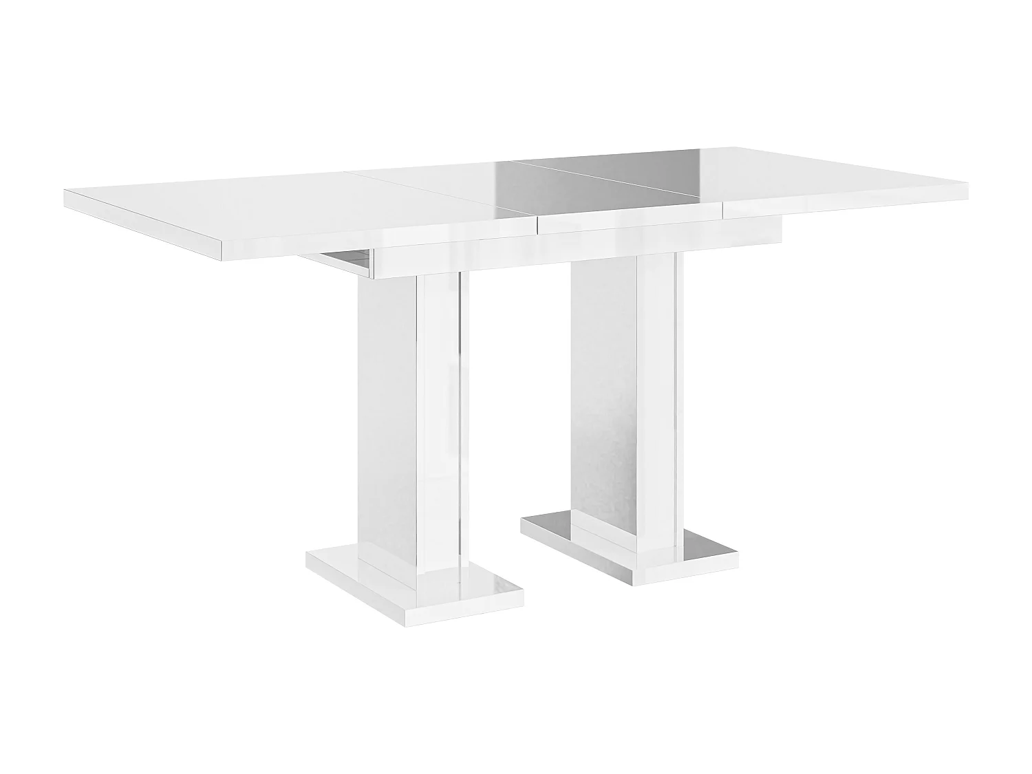 Glass stół biały połysk