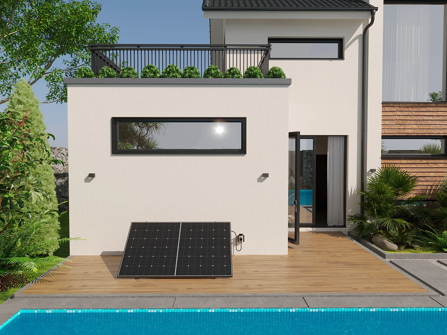 Kit de panel solar Plug & Play - 425 W - LUMINOSER