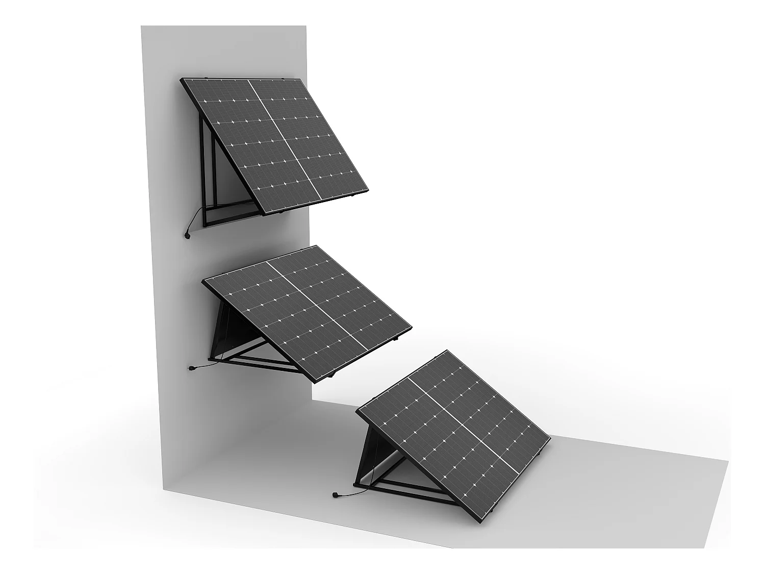 Kit 2 paneles solares Plug & Play - 850 W - LUMINOSER