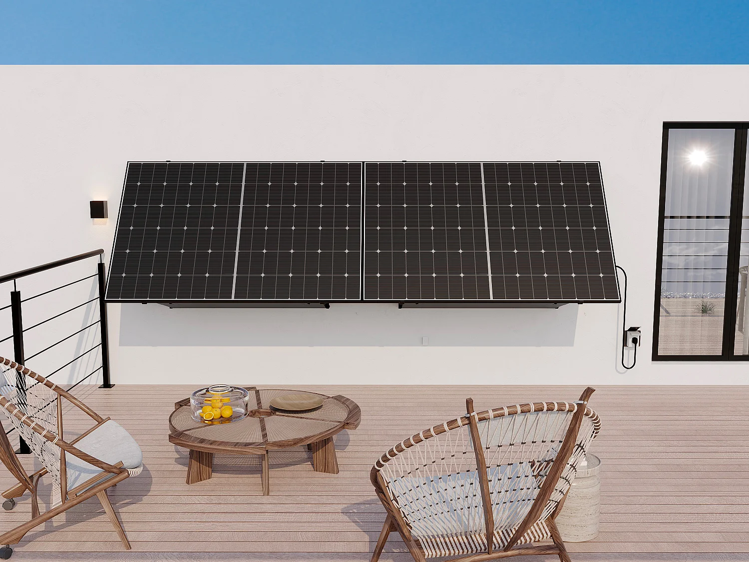 Kit 2 paneles solares Plug & Play - 850 W - LUMINOSER