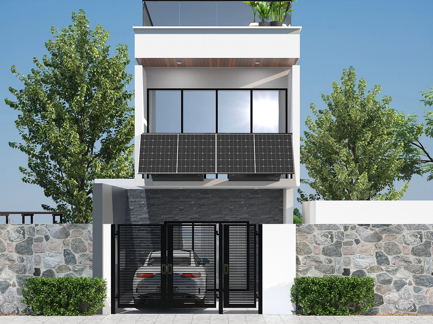 Kit de 2 painéis solares Plug & Play - 850 W - LUMINOSER