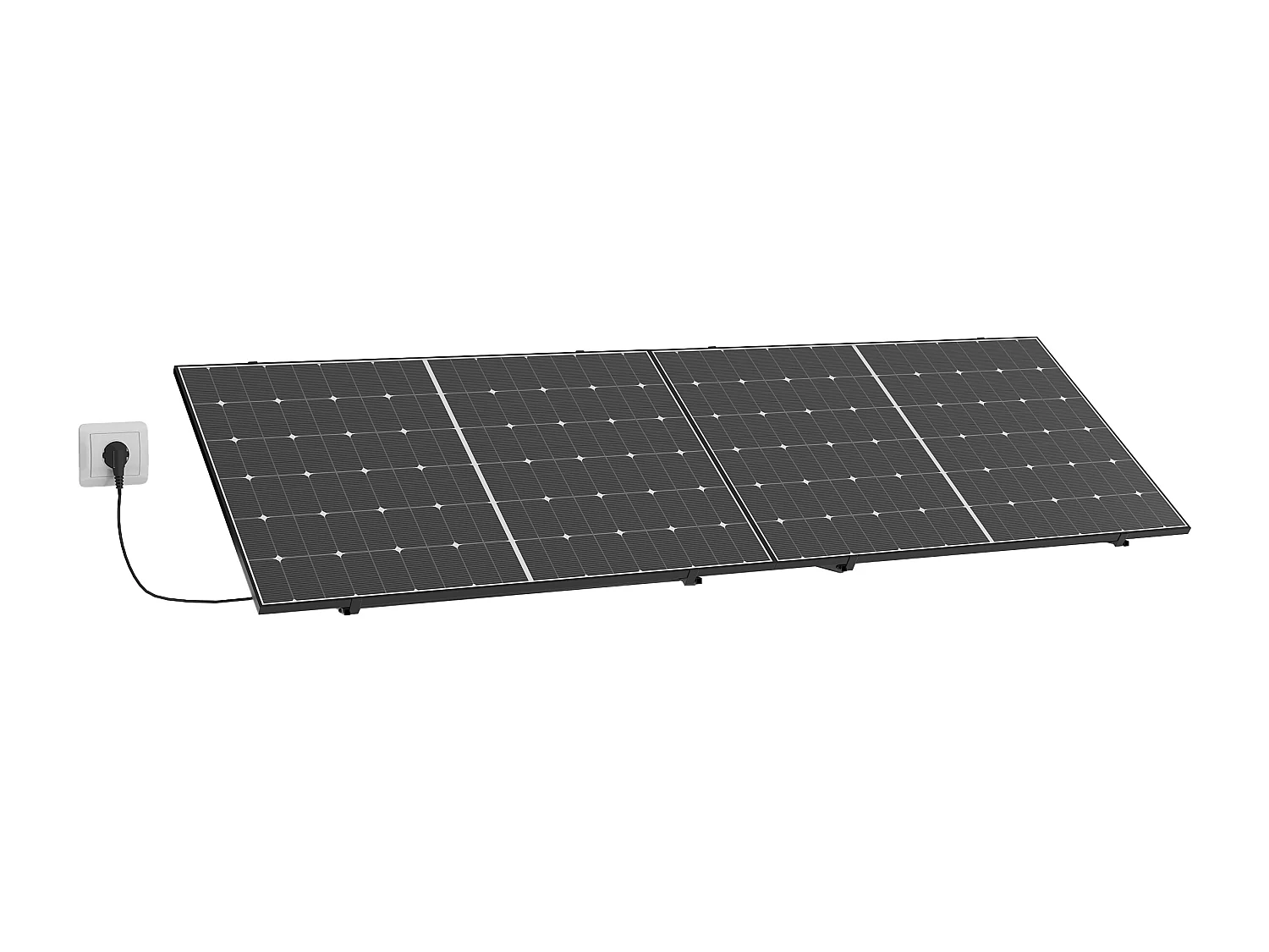 Kit de 2 painéis solares Plug & Play - 850 W - LUMINOSER