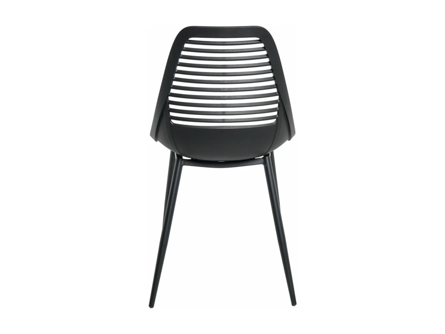 Chaise en polypropylène et métal Kyla-Vert amande