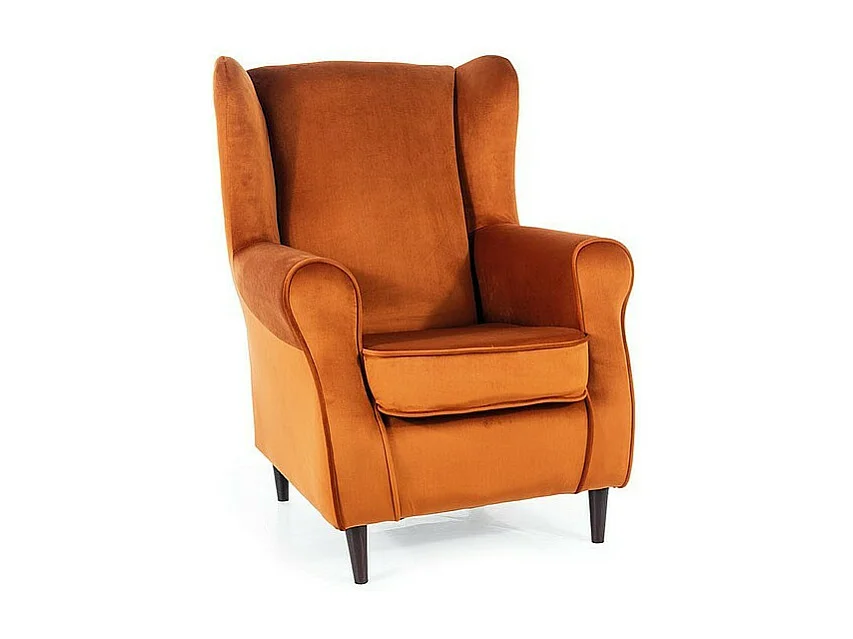 Fotel BARON VELVET cynamonowy