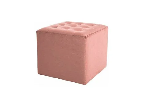 Pufa LORI VELVET antyczny róż