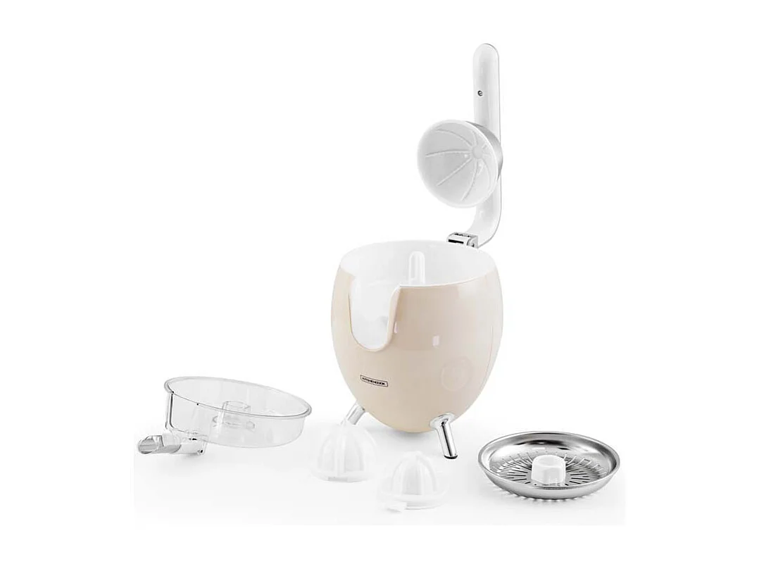 Kitchencook - Presse Agrume électrique 550ml - 2 Cônes De Pressages - Bras Articulé - Bec Verseur - Filtre Acier Inoxydable