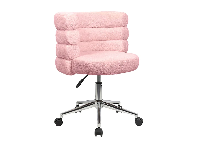 Chaise de bureau réglable en hauteur avec roulettes