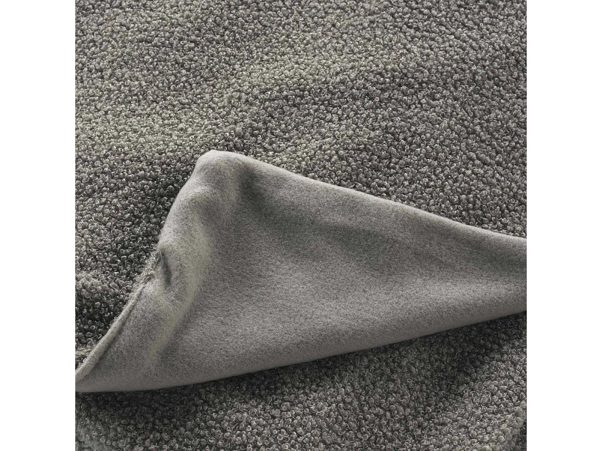 Plaid Bouclette "Wooly" 125x150cm Gris