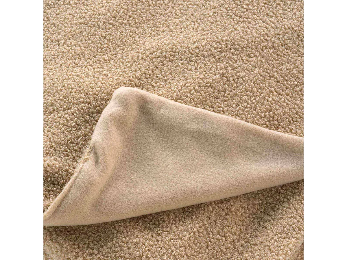Plaid Bouclette "Wooly" 125x150cm Beige