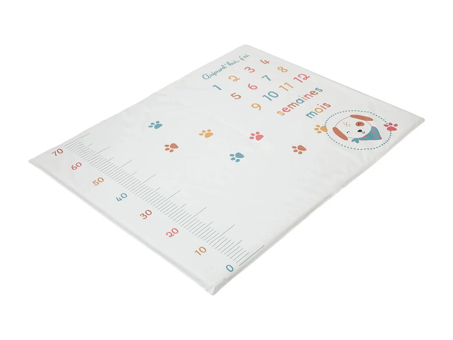 Tappetino da gioco per bambini Compleanno Toutou Party - 72,5 x 92 x 2,5 cm