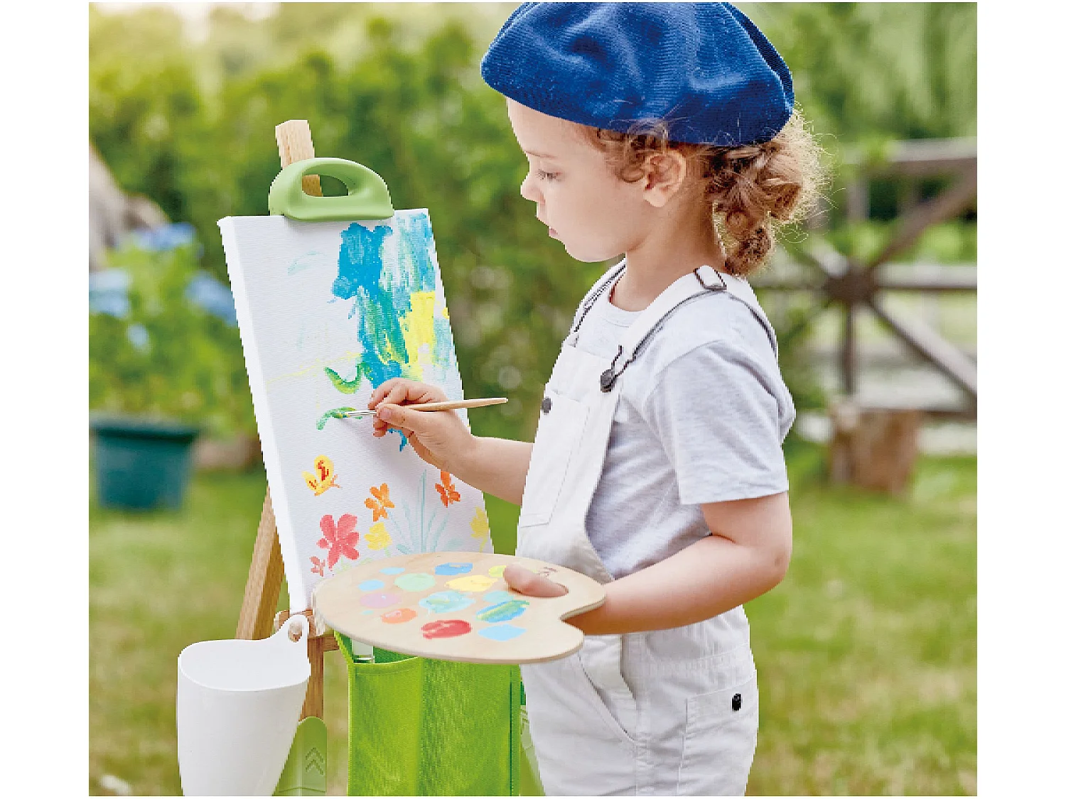 Cavalletto portatile in bambù - Dai 4 anni in su