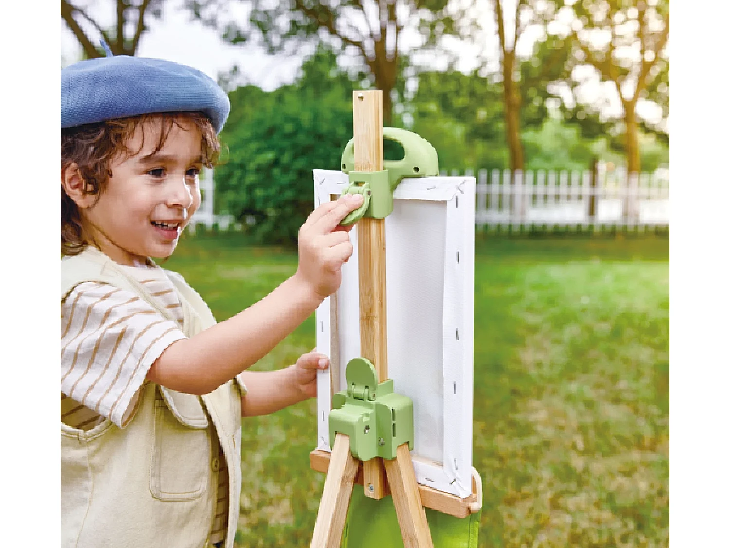 Cavalletto portatile in bambù - Dai 4 anni in su