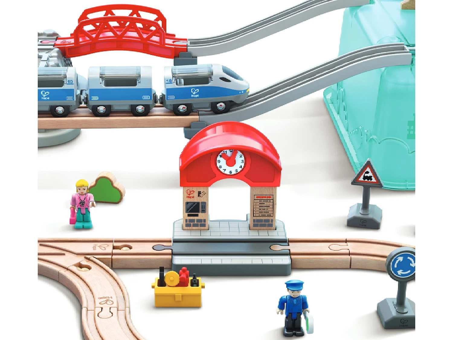 2-in-1-Stadtbahnset – 84,2 x 75,6 x 19,1 cm – ab 3 Jahren