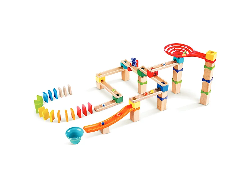 Murmelbahn-Kugelbahn-Geschwindigkeitsrennen – Ab 3 Jahren