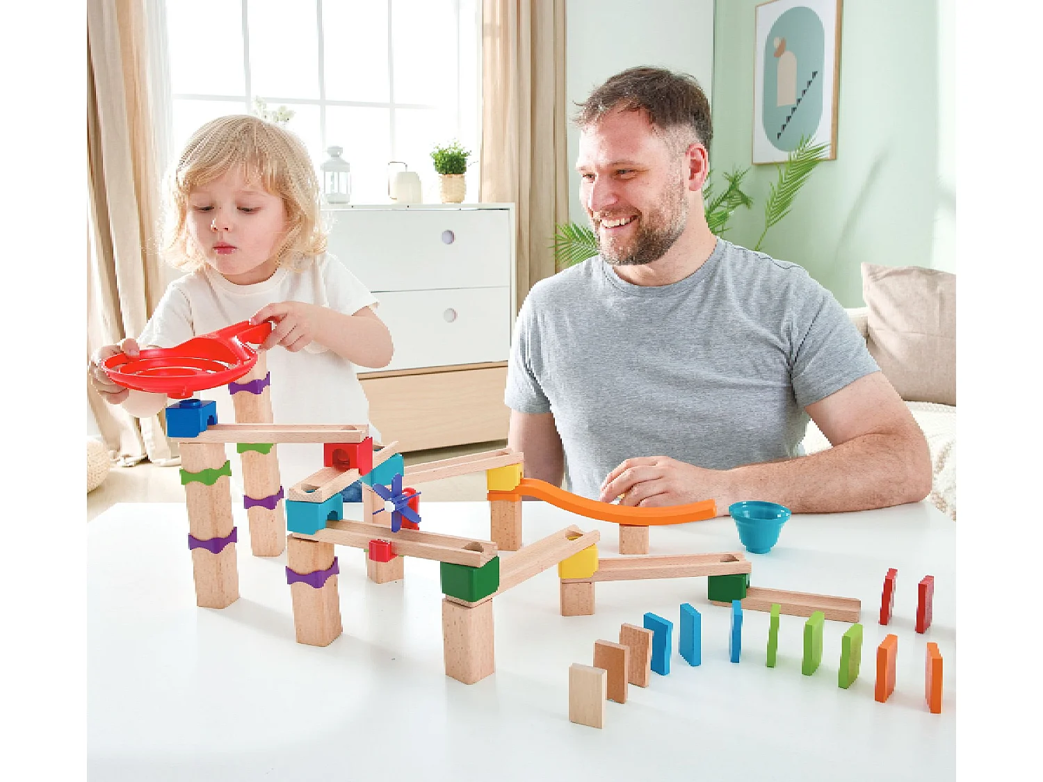 Marble run circuit de billes course de vitesse - À partir de 3 ans