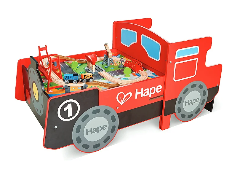 Table train locomotive - 122,8 x 63,8 x 59 cm - À partir de 3 ans