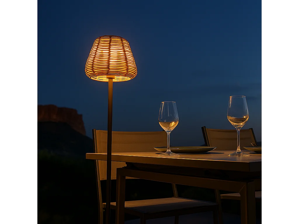 Lampadaire extérieur sans fil MIDY BOHEME H120cm