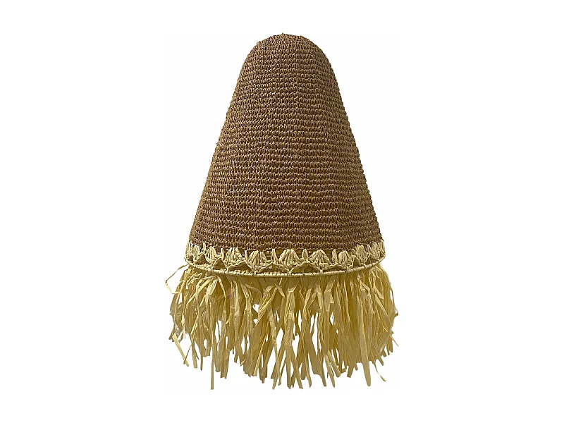 Abat-jour PALOMA Beige Herbe marine D40 cm