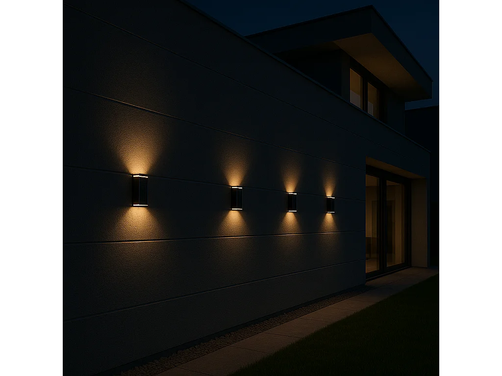 2 Appliques murales solaires RODY H18 cm