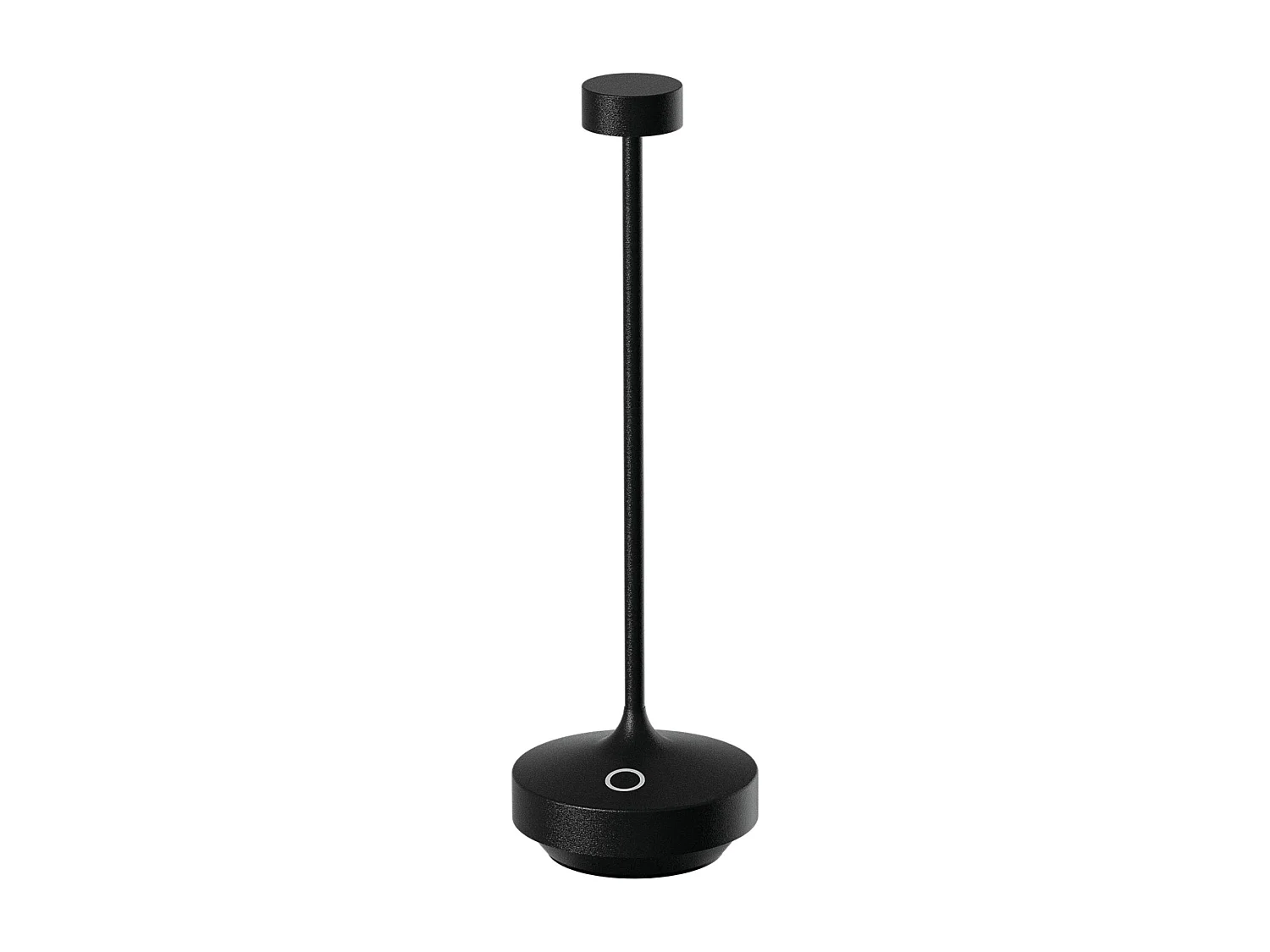 Lampe de table sans fil LED RUBY Noir Acier H25cm